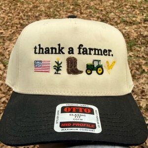 Thank a Farmer Embroidered Cap